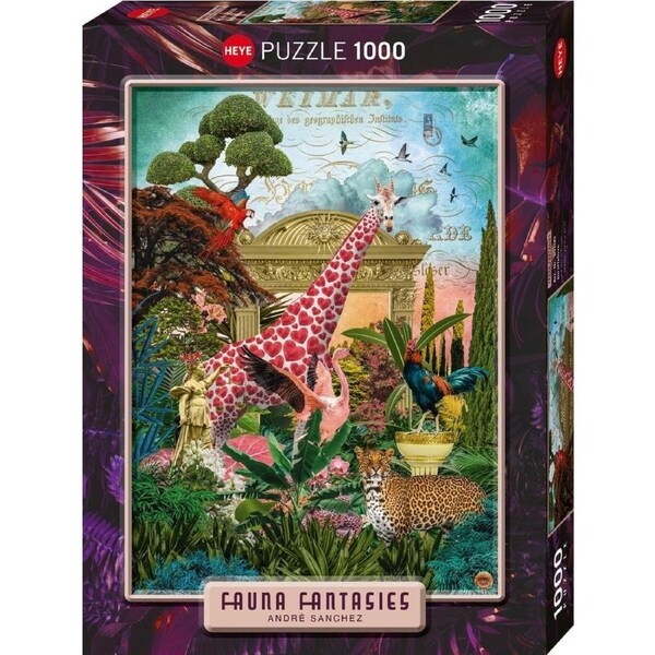 Heye Sanchez Fauna Fantasies Giraffolove 1000 Piece Puzzle