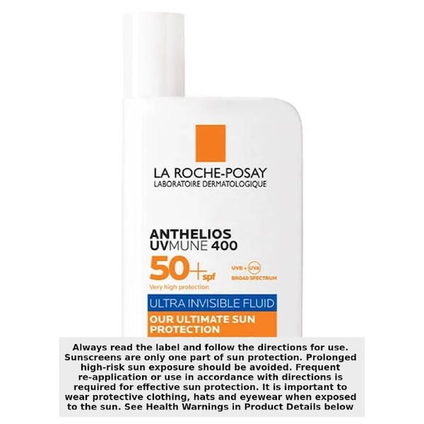La Roche Posay Anthelios UVMune Invisible Fluid Facial Sunscreen SPF50+ 50mL
