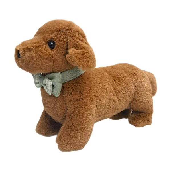 Urban Products Dachy Dog Brown Soft Toy Kids Cuddly Plush 23cm