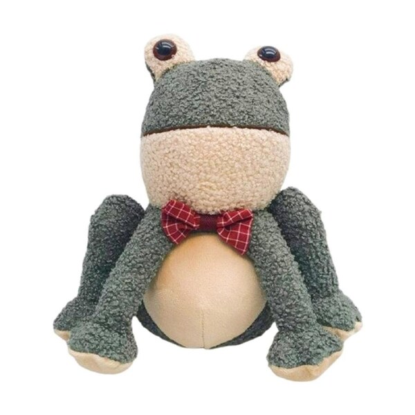 Urban Products Frog Green Plush Doorstopper Decorative Decor 28cm