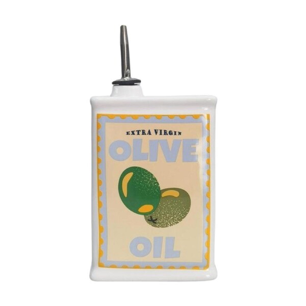 Urban Products Olive Oil Cucina Decanter White Ceramic 17cm