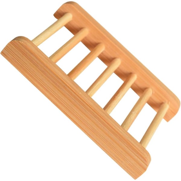 Velocity Wooden Bamboo Soap Holder Soap Dish for Bathroom Sink Tray Dishes Bar Holder for Shower