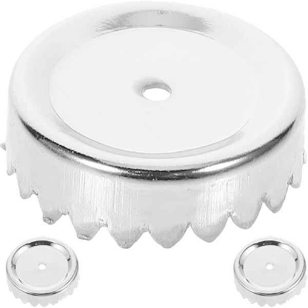 Velocity 3 Pcs Magnetic Stainless Steel Wall-Mounted Soap Holder Caps for Bar Soap Bathroom Organizer with Drainage Indoor Storage Accessories