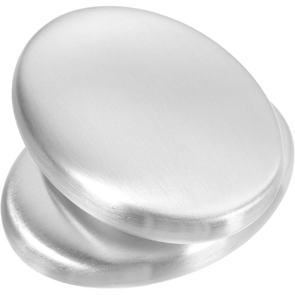 Velocity Stainless Steel Odor Removing Soap Bar for Fish Smell Removal Kitchen and Household Use Reusable Metal Soap 2 Pcs Set