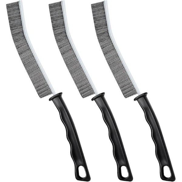 Deep-cleaning brush for tile grout – Stiff angled bristles ideal for showers, bathtubs, and kitchens. Cleaning tools