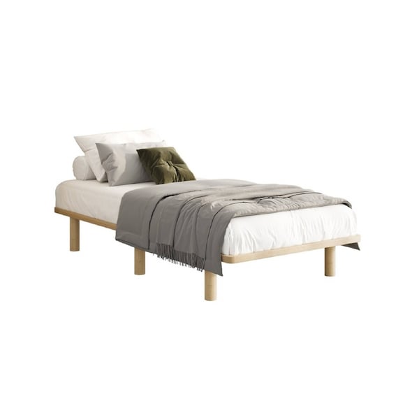 Oikiture Bed Frame Queen Double King Single Wooden Bed Base Platform Timber Single