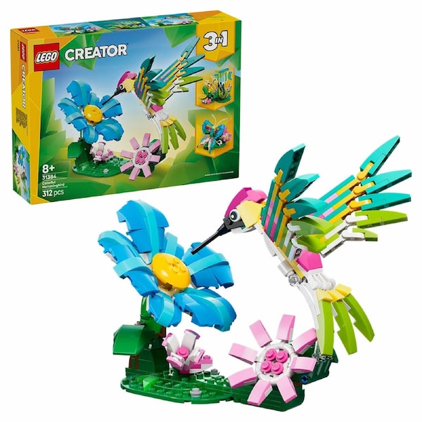 LEGO Creator 3 In 1 Wild Animals: Colourful Hummingbird 31384