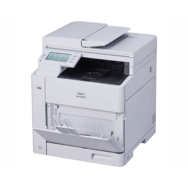 OKI MC554dnw A4 Wireless Colour Multifunction Laser Printer - Print, Copy, Scan & Fax + Duplex
