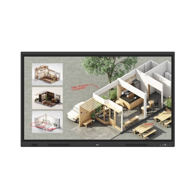 LG 75TR3DQ-B 75" 4K Interactive Touch Display for Classrooms & Meetings