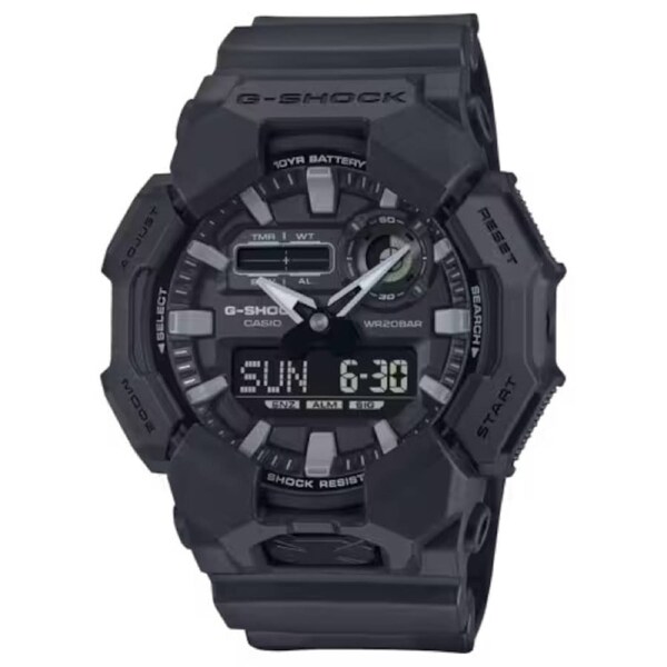 Casio G-Shock GA-010-1A1 Stealth Black 10-Year Battery Men's Watch NEW