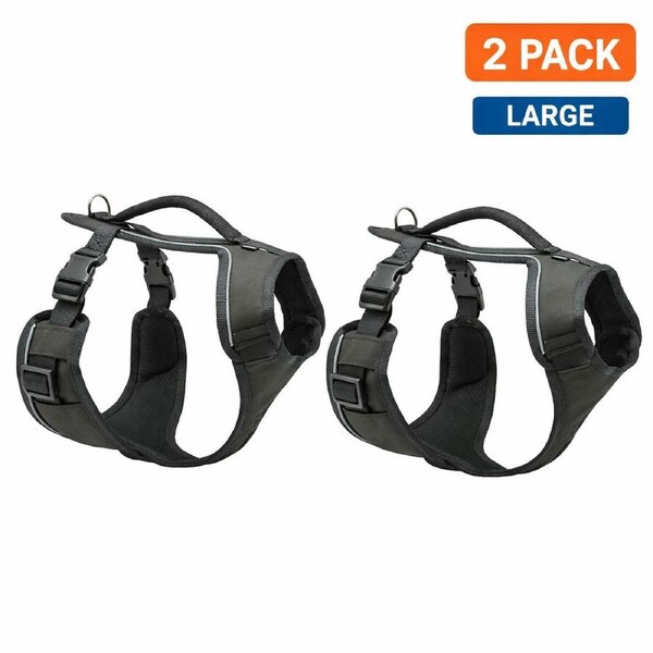 PetSafe EasySport Dog Harness in Black Large - 2 Pack