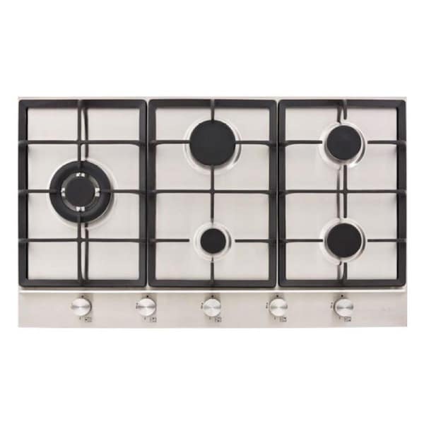 Technika 90cm 5 Burner Stainless Steel Cooktop