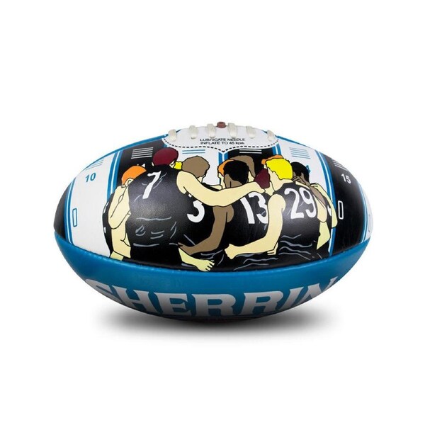 Sherrin AFL All Surface Synthetic Song Size 2 - Port Adelaide