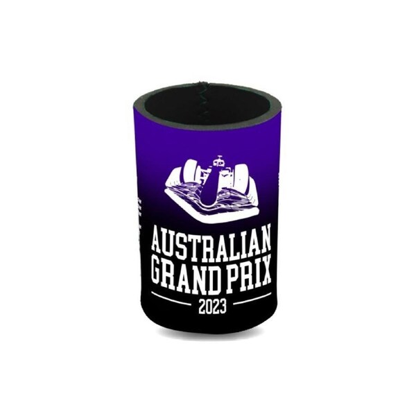 2023 Australian Grand Prix Purple Can Cooler