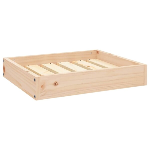 Dog Bed 51.5x44x9 cm Solid Wood Pine vidaXL