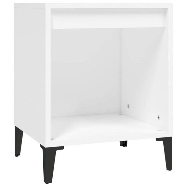 Bedside Cabinet White 40x35x50 cm vidaXL