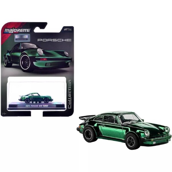 Majorette Collection Series 1975 Porsche 930 Turbo (Green) Diecast Vehicle