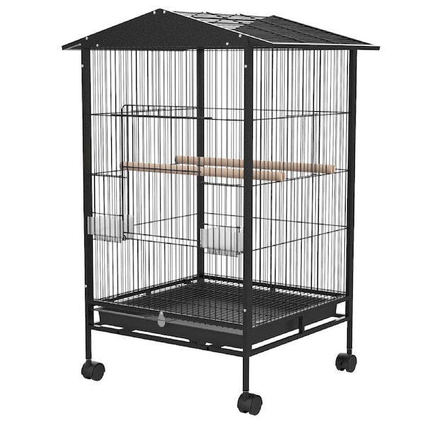 85cm Bird Cage Large Aviary Parrot Perch Budgie Standing
