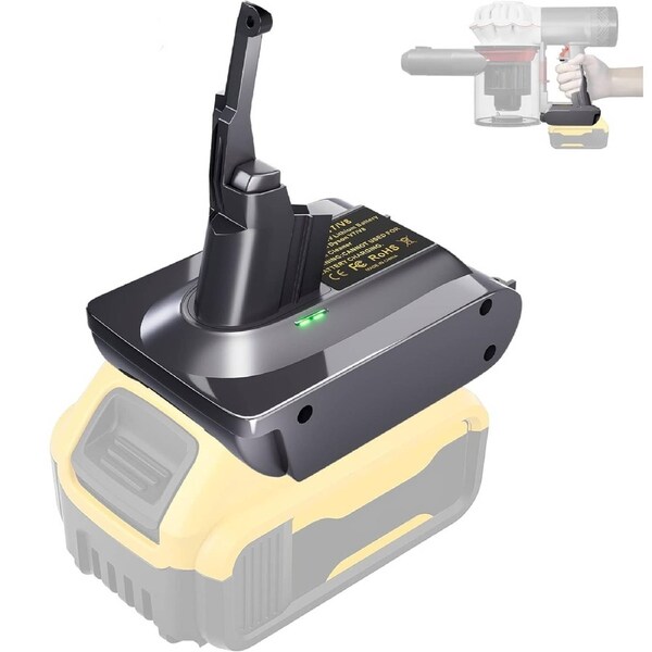 Dewalt 18V 20V Battery to Dyson V7 V8 Adapter Converter
