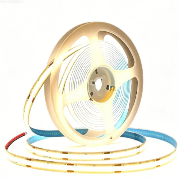 12V COB LED Strip Light Warm White 5M