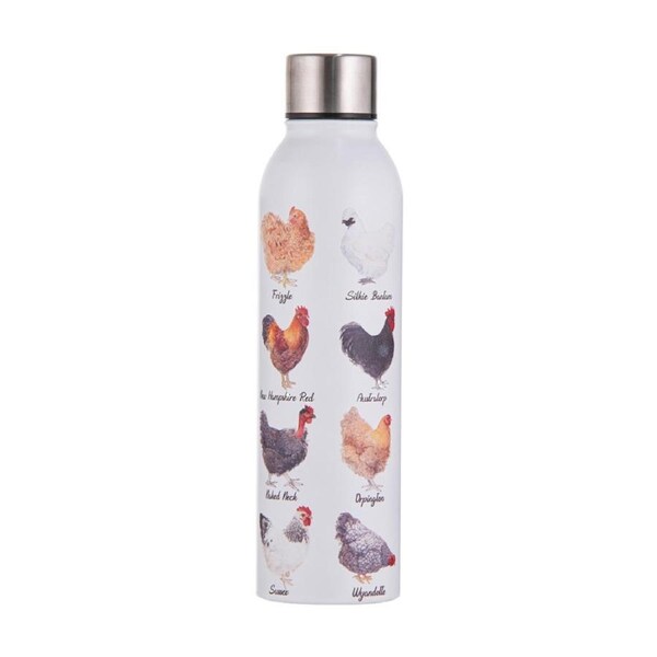 Ashdene Best In Breed Stainless Steel Insulated Drink Bottle Chicken