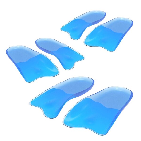 BIBAL INSOLE Half Insoles Gel Arch Support Foot Pad 3-Size Combo S/M/L