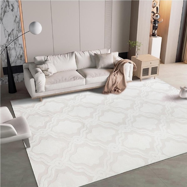 Marlow Floor Rug Soft Fluffy Faux 1cm Pile - Multiple Sizes 200x290cm