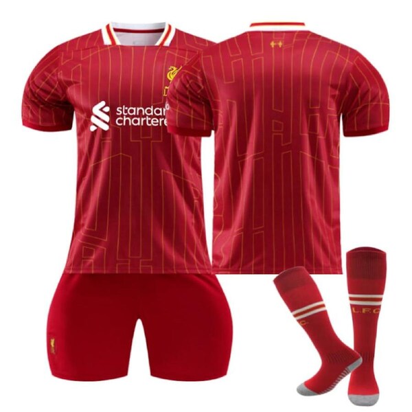 Nevenka Liverpool Club Home Jersey Soccer Jersey Kit Football T-shirt Set for Adult Kids 20