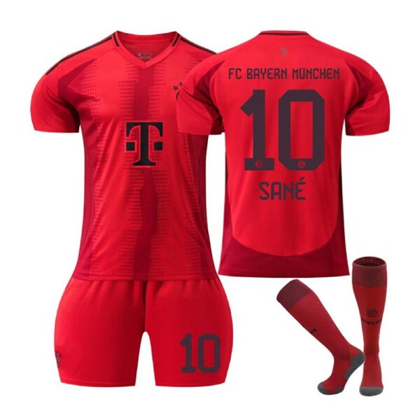 Nevenka SANE #10 Bayern Club Home Jersey Soccer Jersey Kit Football T-shirt Set for Adult Kids 30