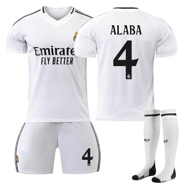 Nevenka ALABA #4 Real Madrid Club Home Jersey Soccer Jersey Kit ...