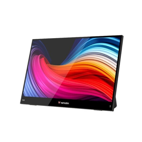 Verbatim Portable Touchscreen Monitor HD 1080p Light Laptop 14" Screen Black