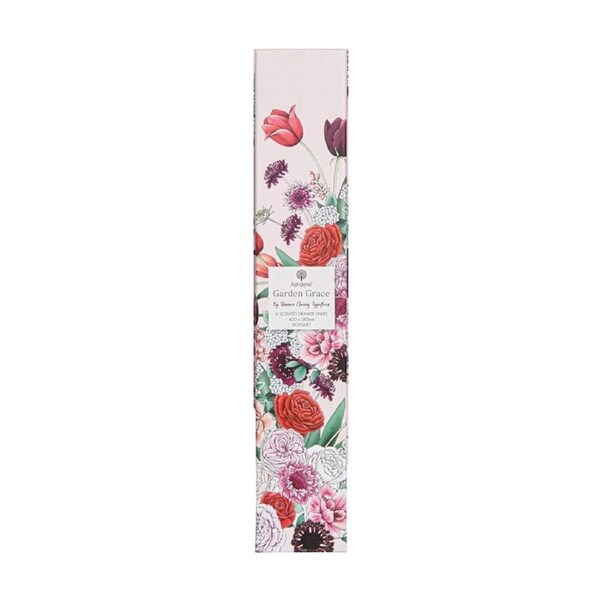 6pc Ashdene Garden Grace Scented Fragrance Drawer Liner Bouquet