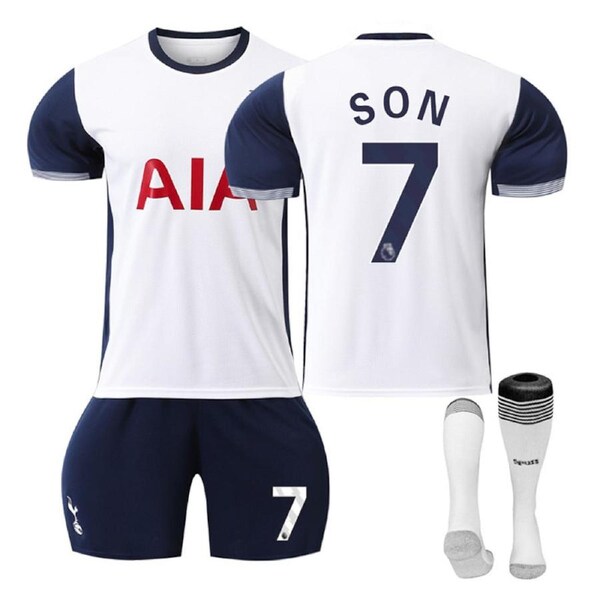 Nevenka SON #7 Tottenham Hotspur F.C Home Soccer Jersey Kit Football T-shirt Set for Adult Kids 22
