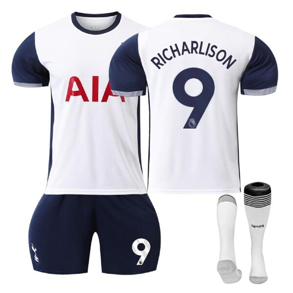 Nevenka RICHARLISON #9 Tottenham Hotspur F.C Home Soccer Jersey Kit Football T-shirt Set for Adult Kids 28