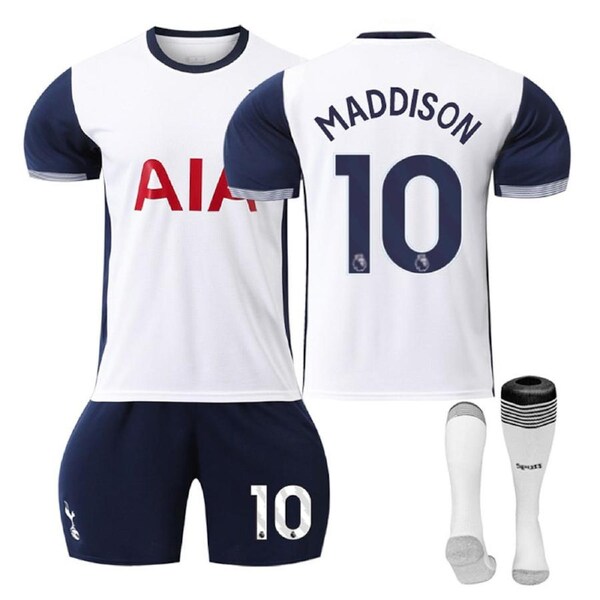 Nevenka MADDISON #10 Tottenham Hotspur F.C Home Soccer Jersey Kit Football T-shirt Set for Adult Kids 16