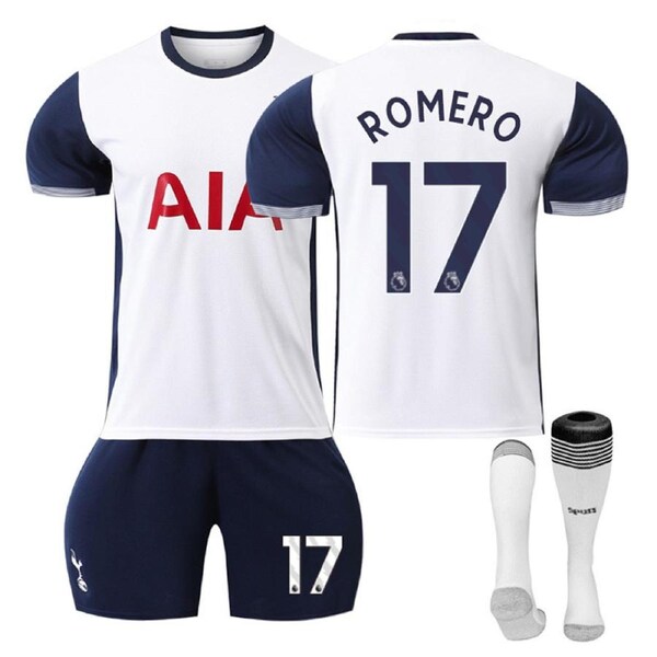 Nevenka ROMERO #17 Tottenham Hotspur F.C Home Soccer Jersey Kit Football T-shirt Set for Adult Kids 16