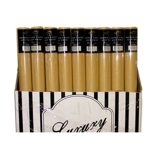 Brown Paper Gift Wrap 50 Sheets 70Cm x 4M - Premium Quality for All Occasions