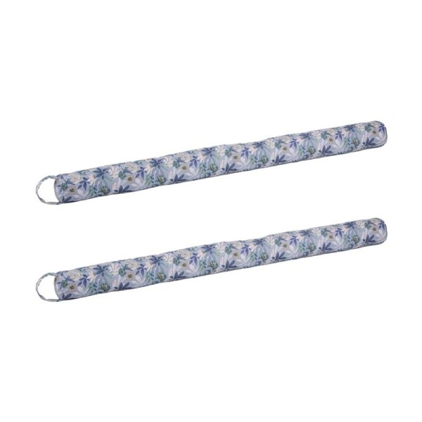 2x Ladelle Mossman Pattern Coastal Weather Draught Excluder W/ Handle Floral