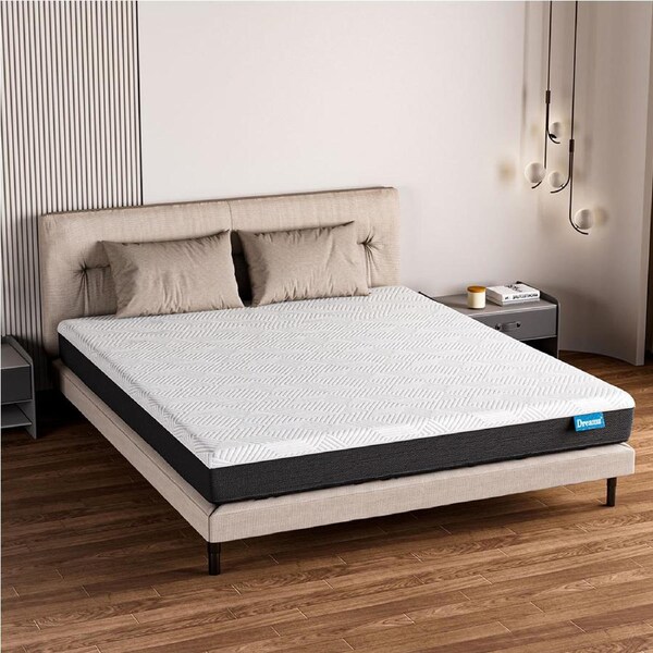 DreamZ Mattress 20cm Gel Memory Foam Medium Firm All Sizes Queen/203cm x 153cm x 20cm