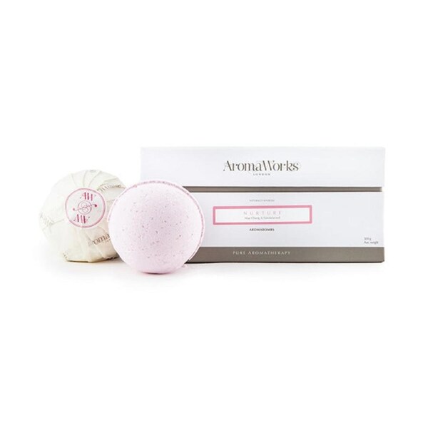Nurture AromaBomb Duo by Aromaworks for Unisex - 2 x 8.81 oz Bath Bomb 2 x 8.81 oz