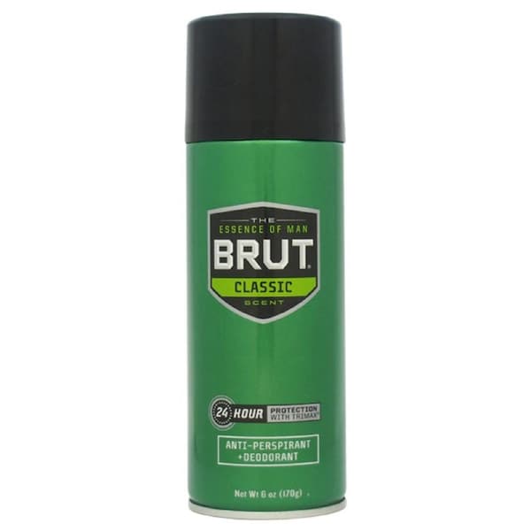Classic Scent Antiperspirant and Deodorant Spray by Brut for Unisex - 6 oz Deodorant Spray 6 oz
