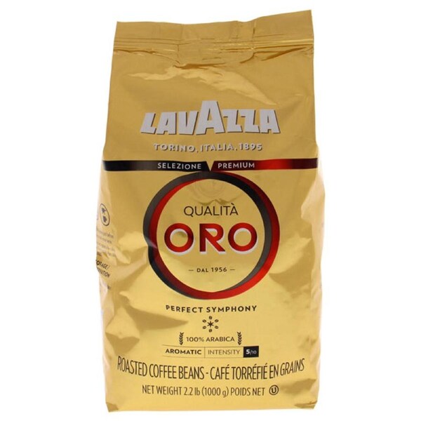 Qualita Oro Coffee Roast Whole Bean Coffee by Lavazza for Unisex - 35.2 oz Coffee 35.2 oz