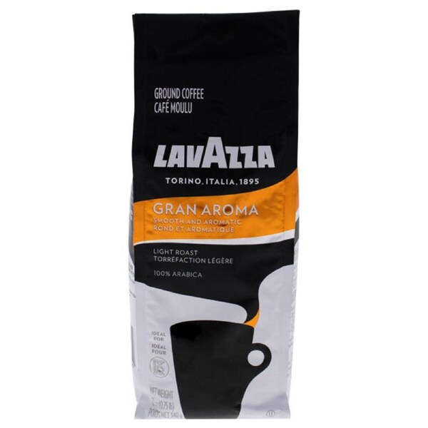 Gran Aroma Medium Roast Ground Coffee by Lavazza for Unisex - 12 oz Coffee 12 oz