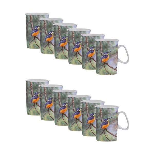 12x Ashdene Aus Small Birds Drinking Mug Cup Kingfisher Animal Photography