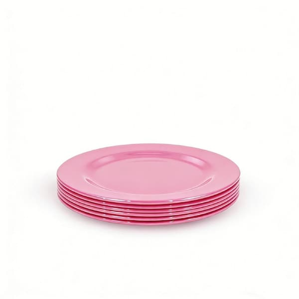 Henni & Friends 20CM Melamine Plates (Set of 6 Pink) BPA Free