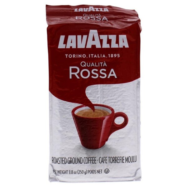 Qualita Rossa Roast Ground Coffee by Lavazza for Unisex - 8.8 oz Coffee 8.8 oz