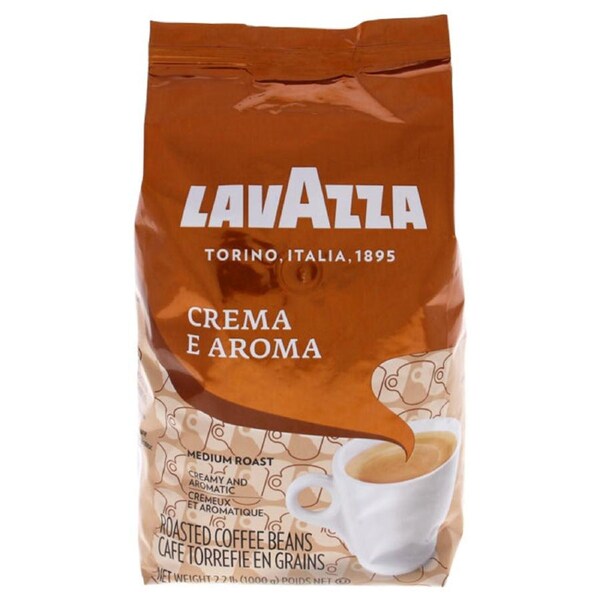 Crema e Aroma Roast Whole Bean Coffee by Lavazza for Unisex - 35.2 oz Coffee 35.2 oz