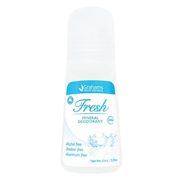 Grahams Natural Alternatives Grahams Natural Mineral Deodorant Roll-On Fresh 65ml 65ml