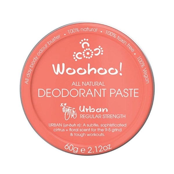 Woohoo Deodorant Paste Urban (Regular Strength) Tin 60g 60g