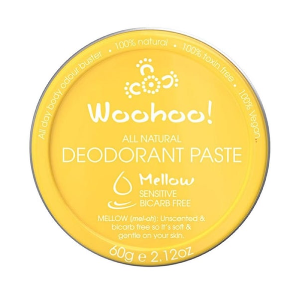 Woohoo Deodorant Paste Mellow (Sensitive) Tin 60g 60g